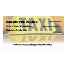 Taxi Cab Business Card Template