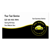 Taxi Cab Business Cards