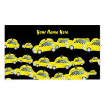 Taxi Wallpaper, Your Name Here Business Cards