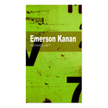 TBA Art Tech - Novelist Author Writer Business Cards