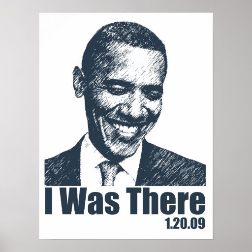 {TBA} I WAS THERE! Obama Inauguration History Print