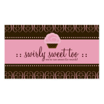TBA WINNER-SWIRLY SWEET TOO BUSINESS CARDS