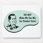Tea Drinker Voice Mouse Mats