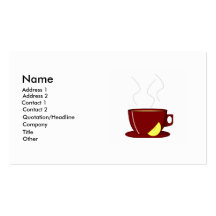 Tea For Me Business Card