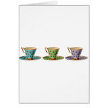 Tea for Three Greeting Card