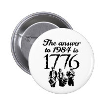 Tea Party 1776 ::  $6.95 Pinback Buttons