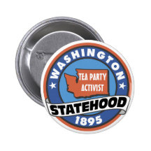 TEA PARTY ACTIVIST PINBACK BUTTONS