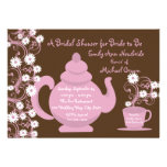 Tea Party and Daisy Bridal Shower Custom Invite