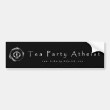 Tea Party Atheist Bumper Sticker