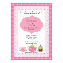 Tea Party Bridal Shower Invitation