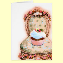 Tea Party Cupcake Design cards