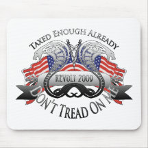 Tea Party Don't Tread On Me Mouse Mat