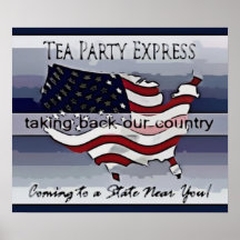 Tea Party Express Poster