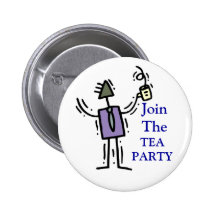 TEA PARTY MOVEMENT PINBACK BUTTONS