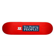 Tea Party People! Skate Board