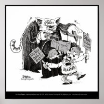 TEA PARTY PUPPETS POSTER