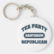 Tea Party Republican Key Chain