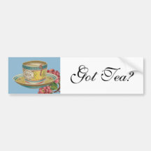 Tea Time Bumper Stickers