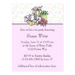 Tea Time Invitations Postcard