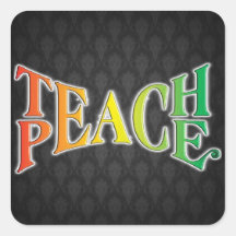 Teach Peace Sticker