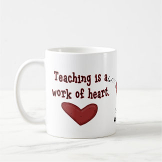 Teacher Appreciation Heart Mug