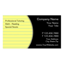 Teacher Business Cards
