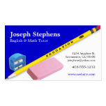 Teacher, Mentor or Tutor Business Card