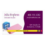 Teacher, Mentor or Tutor Business Card