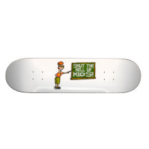 Teacher Says Shut The Hell Up Kids Skateboard Decks