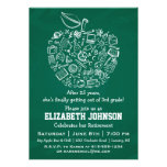 Teachers Apple Retirement Party Invitation