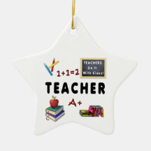 Teachers Do It With Class Christmas Tree Ornaments