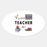 Teachers Do It With Class Oval Stickers