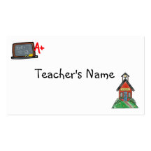 Teachers Profile Card Template Business Card Templates