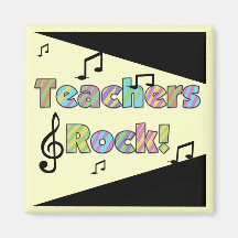 Teachers Rock Tshirts and Gifts Magnet