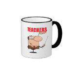 teachers rule male teacher character coffee mug