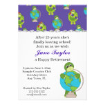 Teachers School Books Retirement Party Invitation