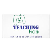 Teaching Fido Logo Wear Photo Card