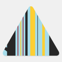 Teal Aztec Chic Stickers