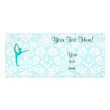 Teal Ballet Customised Rack Card
