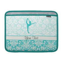 Teal Ballet MacBook Sleeve