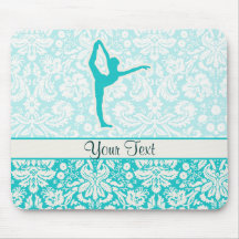 Teal Ballet Mousepad