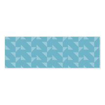 Teal Blue Geometric Abstract Pattern. Business Card Templates