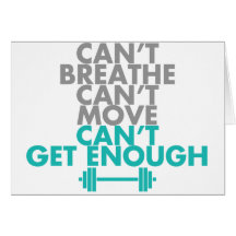 Teal "Get Enough" Card