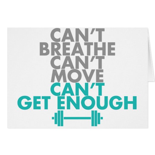 Teal "Get Enough" Card
