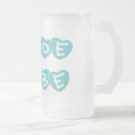 Teal Hearts Bride to Be Coffee Mugs