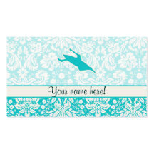 Teal Kayaking Business Card Templates