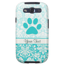 Teal Paw Print