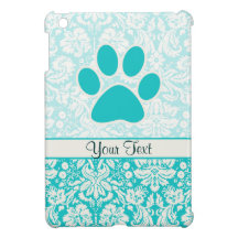 Teal Paw Print