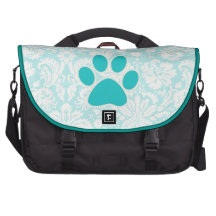 Teal Paw Print