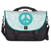 Teal Peace Sign